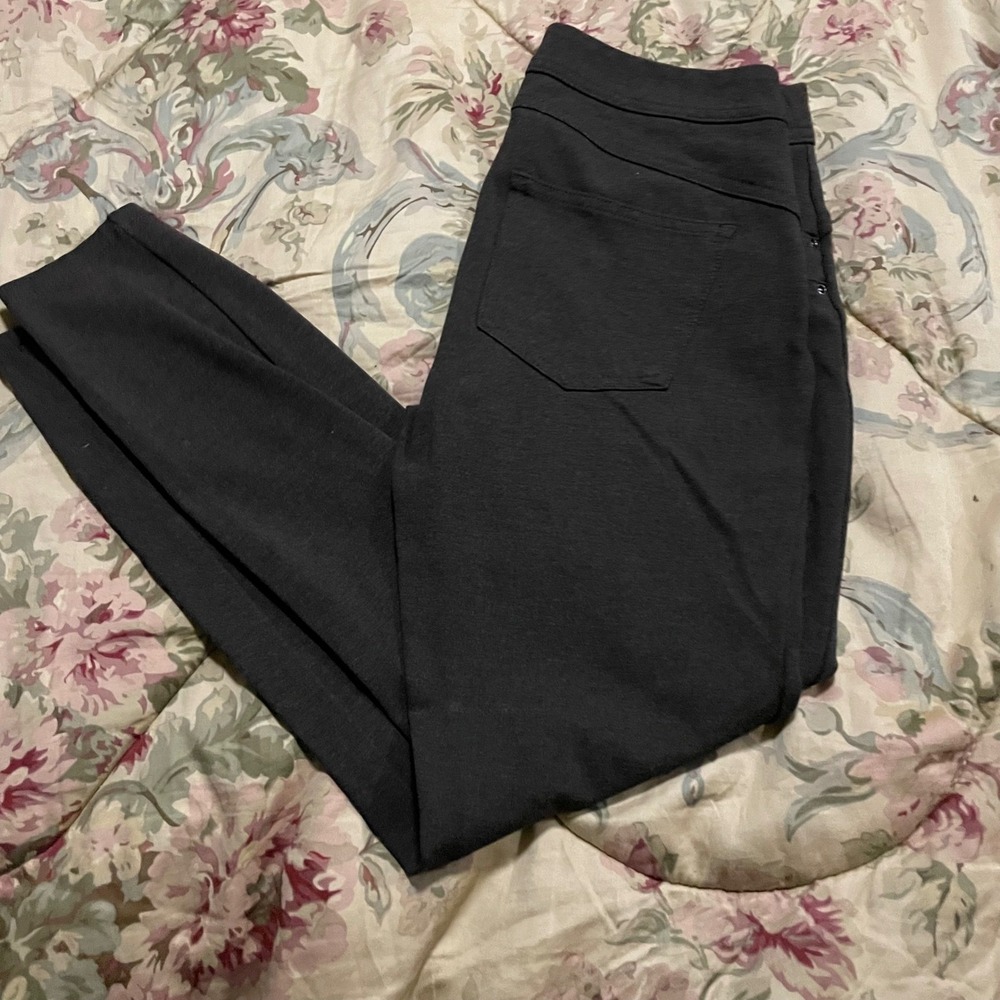 maurices dark chocolate brown stretch‎ pants womens size S REG Jegging